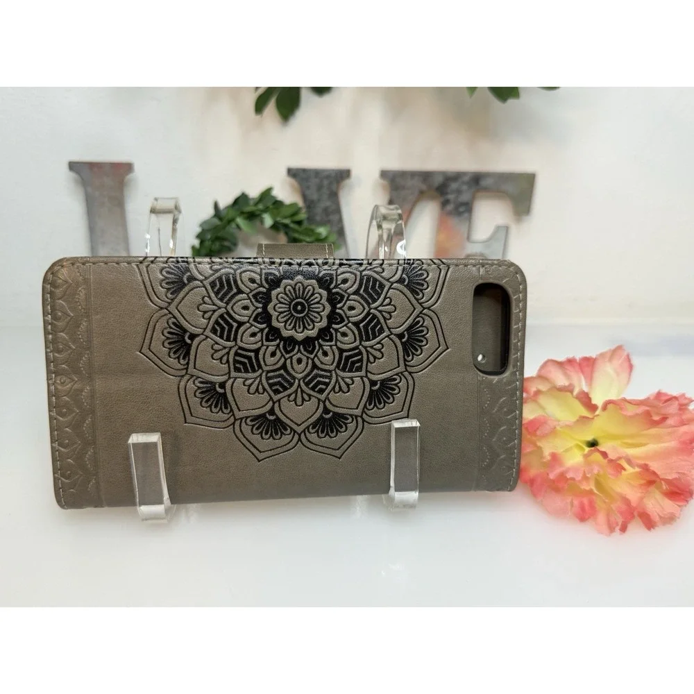 Caseowl Wallet Mandala Design‎ Two Pc Detachable Case Compatible With iPhone 12